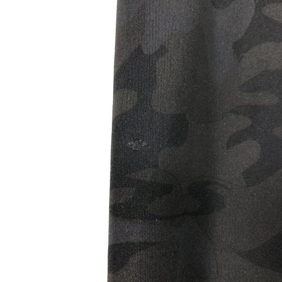Lululemon Inspire Crop Leggings Savasana Camo 20cm Black Women's Size 6 Flawed - Picture 7 of 8